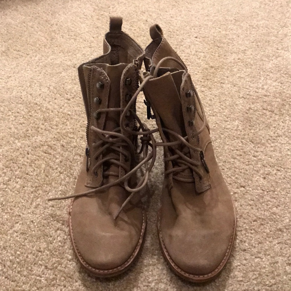 Sam Edelman lace up/motorcycle boots